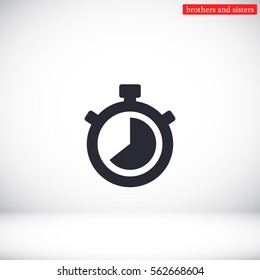 Stopwatch Vector icon 10 EPS