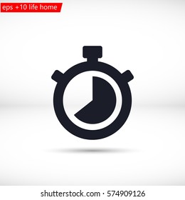 Stopwatch Vector icon 10 EPS