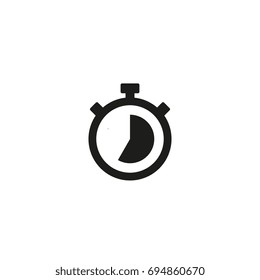 Stopwatch Vector icon 10 EPS