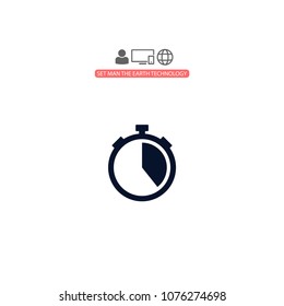 Stopwatch vector icon