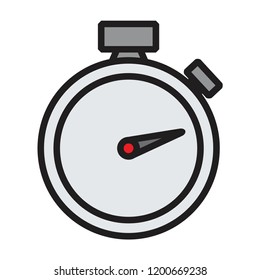 Stopwatch vector icon