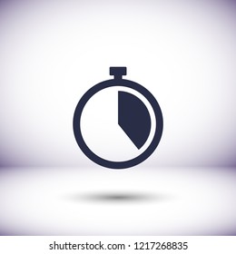 Stopwatch vector icon
