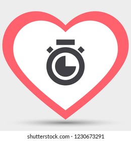 Stopwatch Vector icon