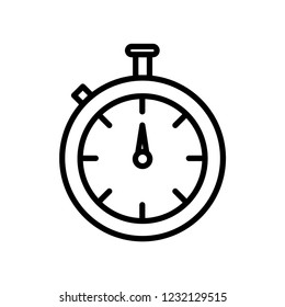 Stopwatch  vector icon