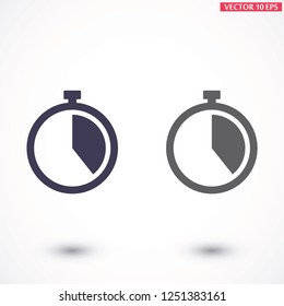 Stopwatch vector icon