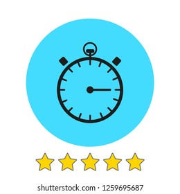 stopwatch vector  icon