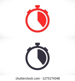 Stopwatch vector icon