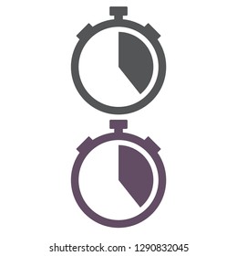 Stopwatch vector icon