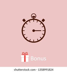 stopwatch vector  icon