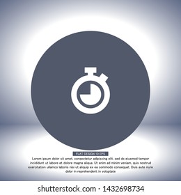 Stopwatch Vector icon 