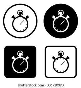 Stopwatch - vector icon