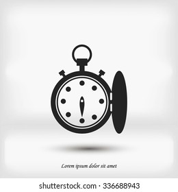 stopwatch vector icon
