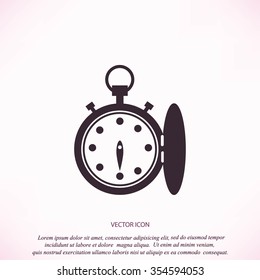 stopwatch vector icon