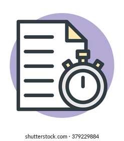 Stopwatch Vector Icon