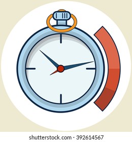 Stopwatch .Vector Icon
