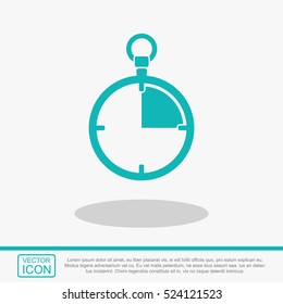 Stopwatch vector icon.