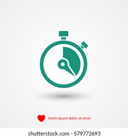 Stopwatch vector icon
