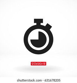 Stopwatch Vector icon