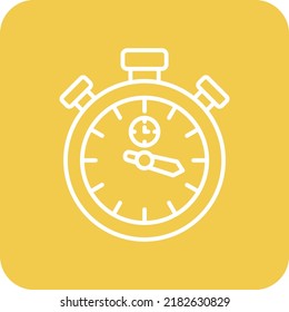Icono de vector Stopwatch. Se puede usar para imprimir, móviles y aplicaciones web.