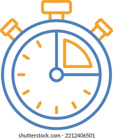 Stopwatch vector icon. Can be used for printing, mobile and web applications.