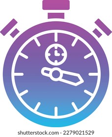 Stopwatch vector icon. Can be used for printing, mobile and web applications.