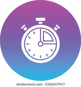 Icono de vector Stopwatch. Se puede usar para imprimir, móviles y aplicaciones web.