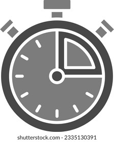Icono de vector Stopwatch. Se puede usar para imprimir, móviles y aplicaciones web.