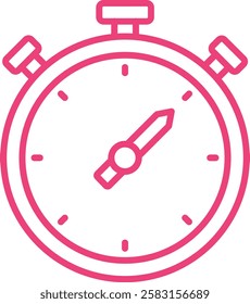 Stopwatch vector icon. Can be used for printing, mobile and web applications.