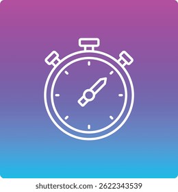 Stopwatch vector icon. Can be used for printing, mobile and web applications.
