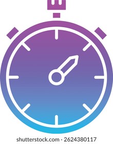 Stopwatch vector icon. Can be used for printing, mobile and web applications.