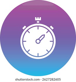 Stopwatch vector icon. Can be used for printing, mobile and web applications.