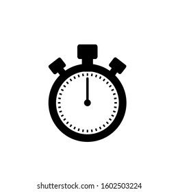 Stopwatch vector icon. Chronometer icon symbol
