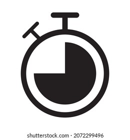 stopwatch vector icon design template