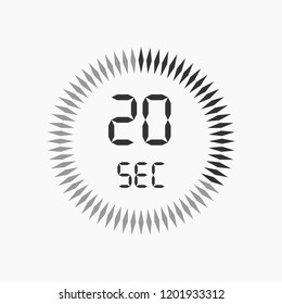 stopwatch vector icon, digital timer. clock and watch, timer, countdown symbol.