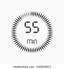 stopwatch vector icon, digital timer. clock and watch, timer, countdown symbol.