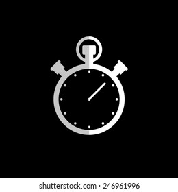 Stopwatch  - vector icon, flat design