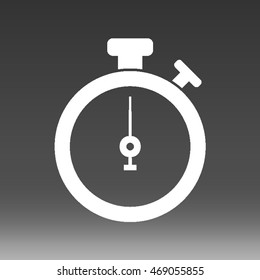 Stopwatch Vector Icon Illustration 