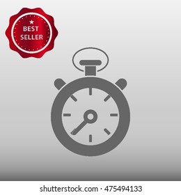 Stopwatch Vector Icon Illustration