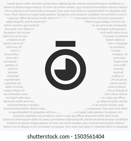 Stopwatch Vector icon . Illustration design