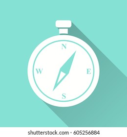Stopwatch vector icon. Illustration isolated for graphic and web design.