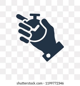 Stopwatch vector icon isolated on transparent background, Stopwatch transparency concept can be used web and mobile
