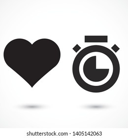 Stopwatch Vector icon . Lorem Ipsum Illustration design