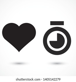 Stopwatch Vector icon . Lorem Ipsum Illustration design