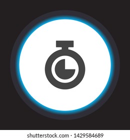 Stopwatch Vector icon . Lorem Ipsum Illustration design
