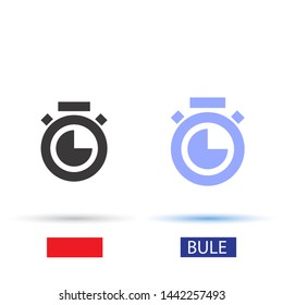 Stopwatch Vector icon . Lorem Ipsum Illustration design