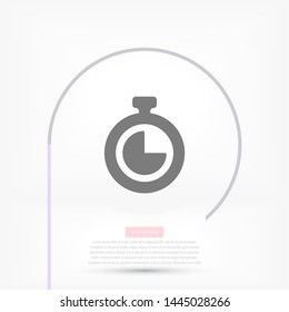 Stopwatch Vector icon . Lorem Ipsum Illustration design