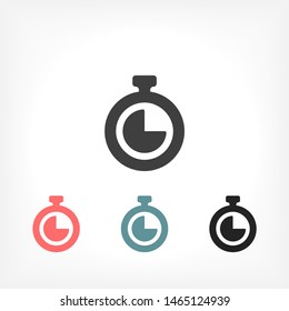 Stopwatch Vector icon . Lorem Ipsum Illustration design