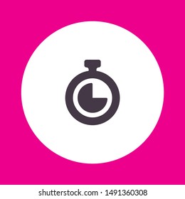 Stopwatch Vector icon . Lorem Ipsum Illustration design