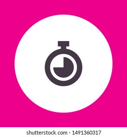 Stopwatch Vector icon . Lorem Ipsum Illustration design