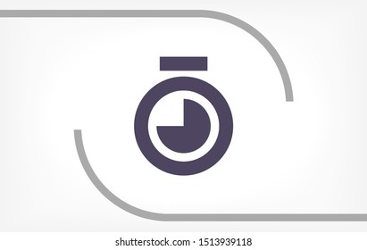 Stopwatch Vector icon . Lorem Ipsum Illustration design